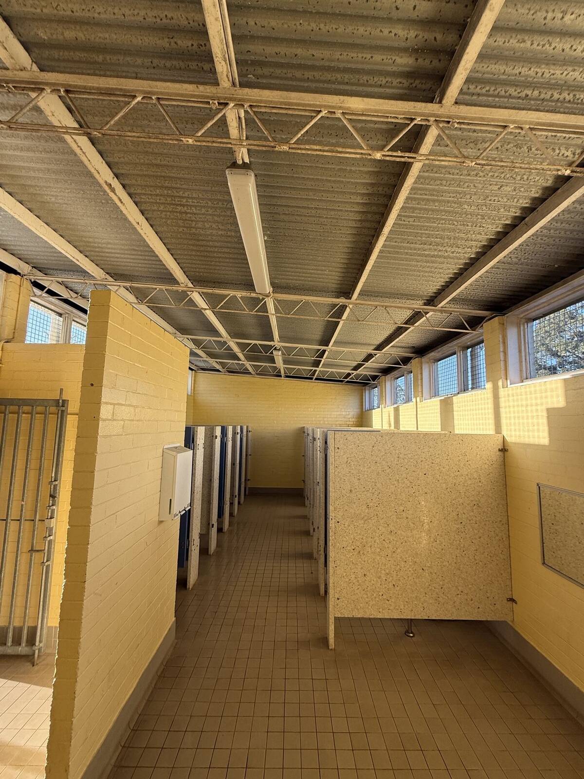 Rebuilt over the summer break — Before